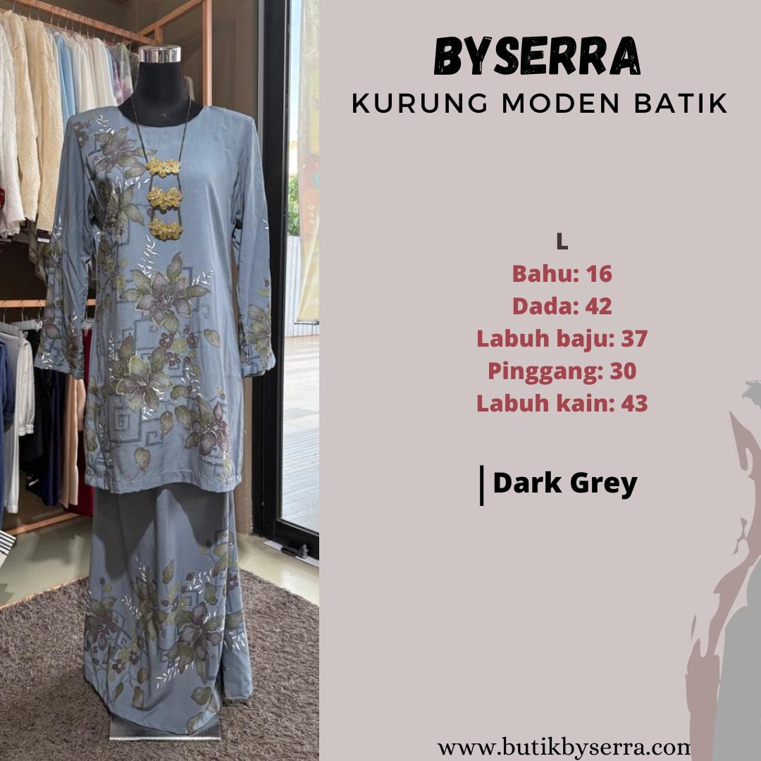 BAJU KURUNG MODEN BATIK MEERA - Image 11