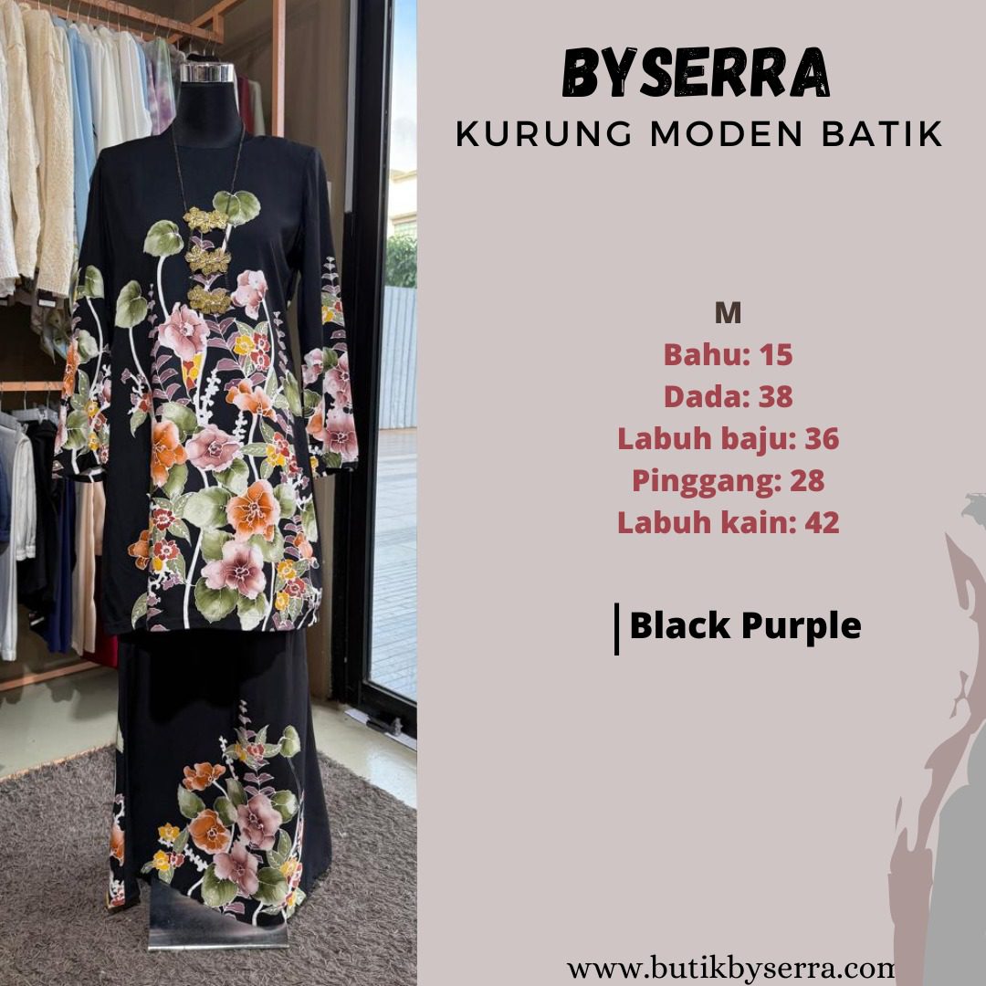 BAJU KURUNG MODEN BATIK MEERA - Image 8