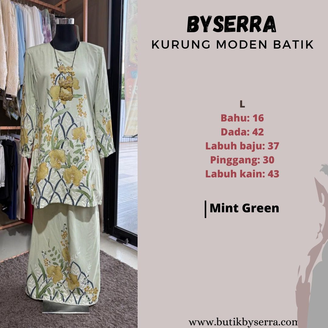 BAJU KURUNG MODEN BATIK MEERA - Image 10