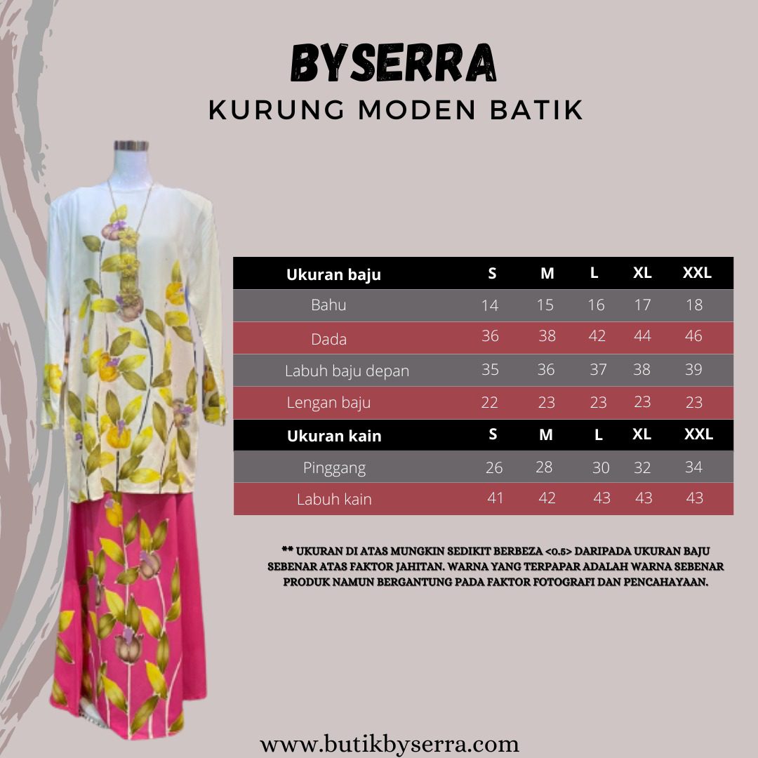 BAJU KURUNG MODEN BATIK MEERA - Image 3