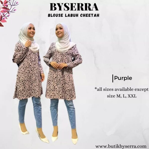 BLOUSE LABUH CHEETAH - Image 7