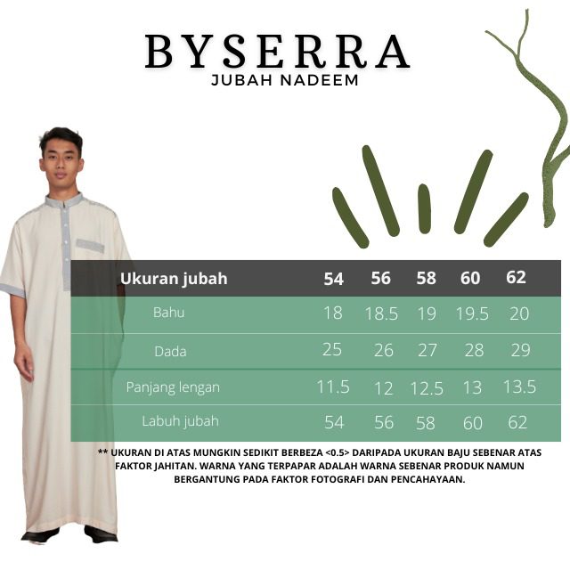 JUBAH LELAKI DEWASA NADEEM - Image 2