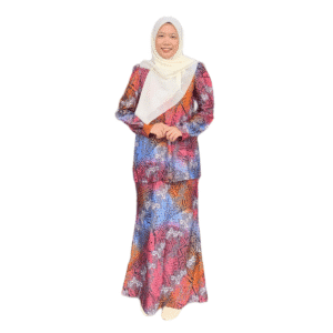 BAJU KURUNG DEWASA SATIN CEMPAKA