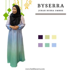 JUBAH WANITA BUSRA OMBRE