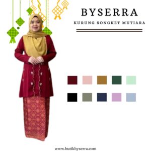 BAJU KURUNG SONGKET MUTIARA