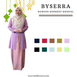 BAJU KURUNG SONGKET KRISTAL