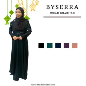 JUBAH KHADIJAH LACE PLAIN