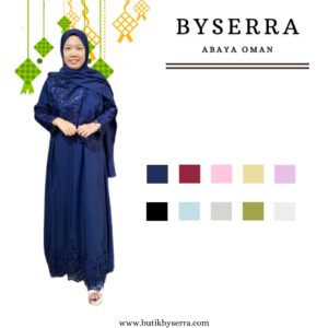JUBAH ABAYA LACE DEWASA OMAN
