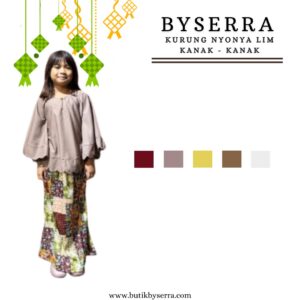 BAJU KURUNG KANAK-KANAK NYONYA LIM