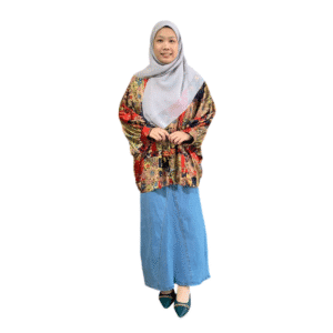 BLOUSE SATIN CREPE DEWASA AGATHA