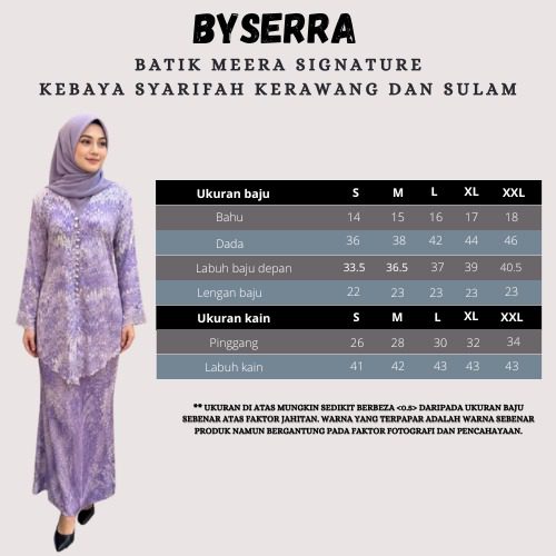 BATIK MEERA SIGNATURE KEBAYA SYARIFAH - Image 3